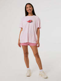 Disney Pixar Cars Kachow T-Shirt in Pink Tops & T-Shirts Skinnydip London