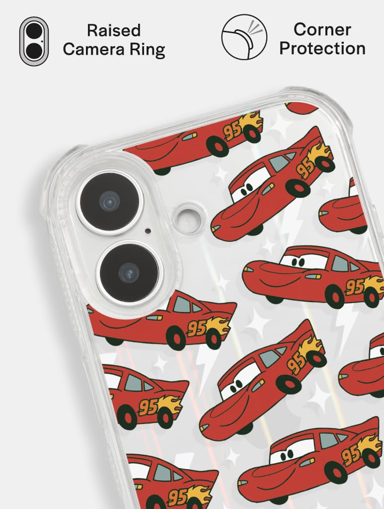 Disney Pixar Cars Lightning McQueen Repeat Shock iPhone Case Phone Cases Skinnydip London