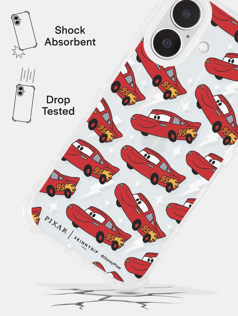 Disney Pixar Cars Lightning McQueen Repeat Shock iPhone Case Phone Cases Skinnydip London