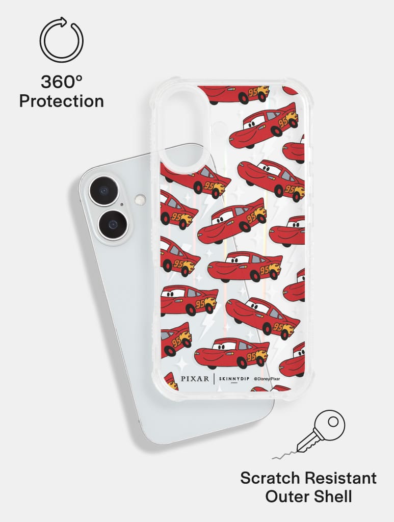 Disney Pixar Cars Lightning McQueen Repeat Shock iPhone Case Phone Cases Skinnydip London