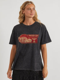 Disney Pixar Cars Rust-eze T-Shirt In Acid Wash Tops & T-Shirts Skinnydip London