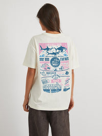 Disney Pixar Finding Nemo Surftastic T-Shirt In White Tops & T-Shirts Skinnydip London
