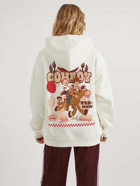 Disney Pixar Toy Story Cool It Cowboy Hoodie In White Hoodies & Sweatshirts Skinnydip London