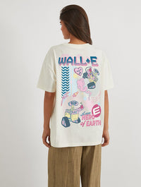 Disney Pixar Wall-E Hero Of Earth T-Shirt In White Tops & T-Shirts Skinnydip London