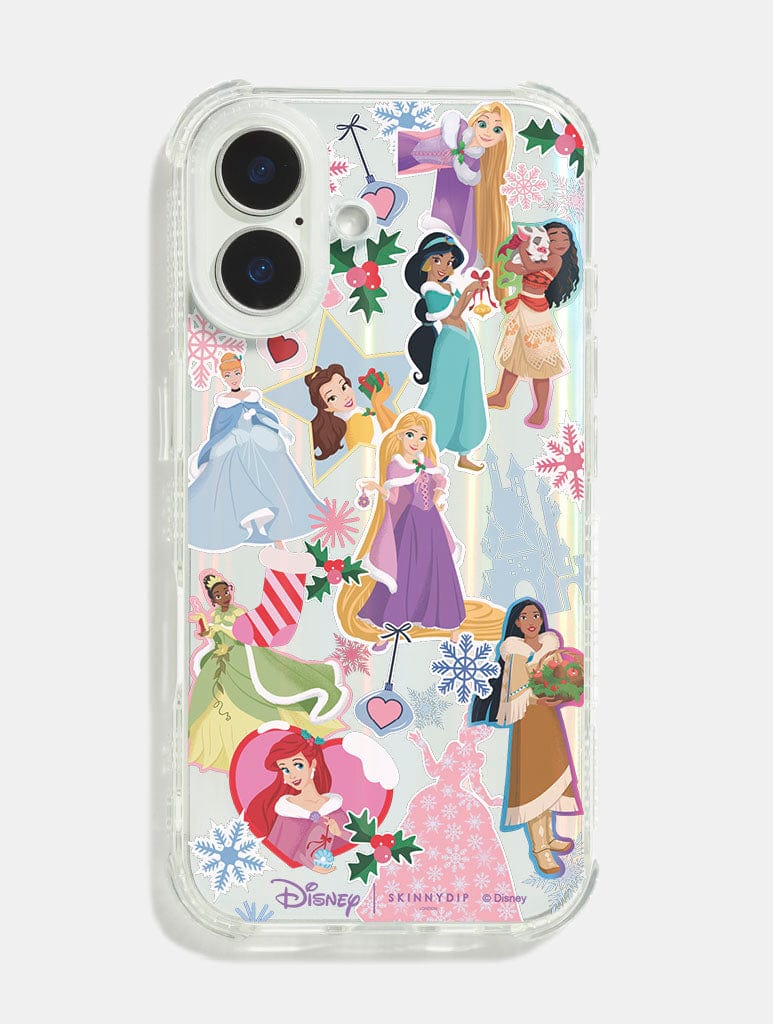 Disney Princess Christmas Sticker Shock iPhone Case Phone Cases Skinnydip London