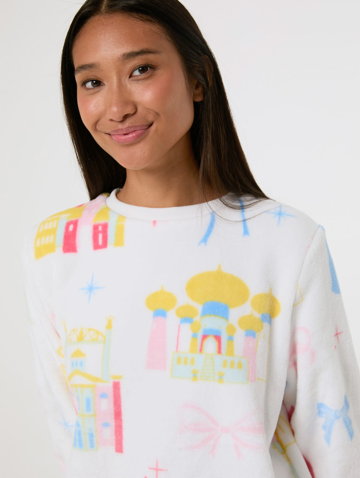 Disney Princess Glitter Fleece Twosie Set Lingerie & Nightwear Skinnydip London