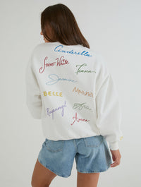 Disney Princess Signature Sweatshirt Hoodies & Sweatshirts Skinnydip London