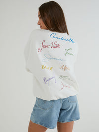Disney Princess Signature Sweatshirt Hoodies & Sweatshirts Skinnydip London