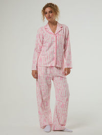 Disney Princess Stripe Pyjama Set with Scrunchie Lingerie & Nightwear Skinnydip London