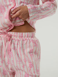 Disney Princess Stripe Pyjama Set with Scrunchie Lingerie & Nightwear Skinnydip London