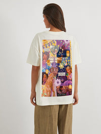 Disney Princess Tangled Poster T-Shirt In White Tops & T-Shirts Skinnydip London