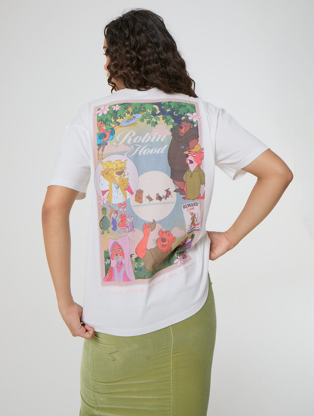 Disney Robin Hood Character Poster T-Shirt Tops and T-Shirts Skinnydip London