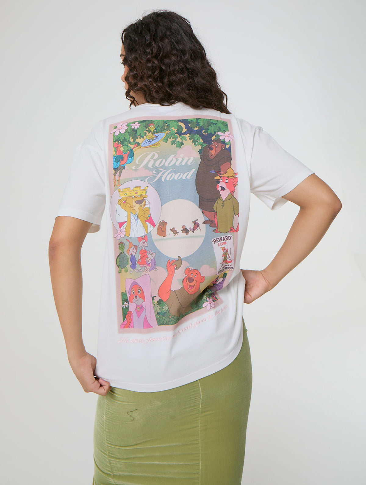 Disney Robin Hood Character Poster T-Shirt Tops and T-Shirts Skinnydip London