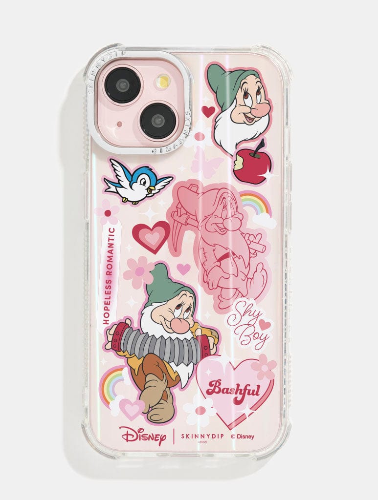 Disney Sassy Seven Dwarfs Bashful Shock iPhone Case Phone Cases Skinnydip London