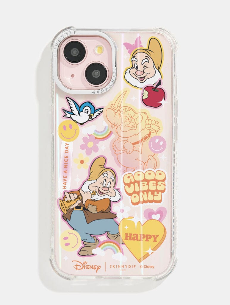 Disney Sassy Seven Dwarfs Happy Shock iPhone Case Phone Cases Skinnydip London