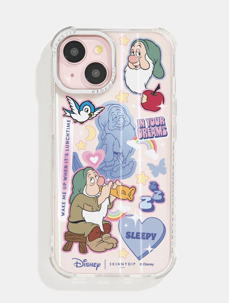 Disney Sassy Seven Dwarfs Sleepy Shock iPhone Case Phone Cases Skinnydip London