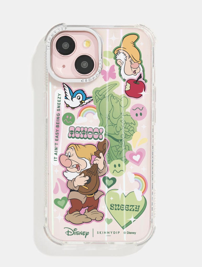 Disney Sassy Seven Dwarfs Sneezy Shock iPhone Case Phone Cases Skinnydip London