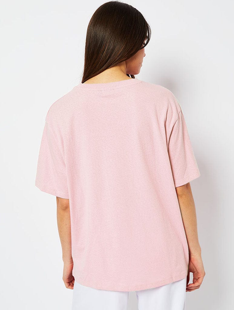 Disney Sebastian Slogan T-Shirt in Pink Tops & T-Shirts Skinnydip London
