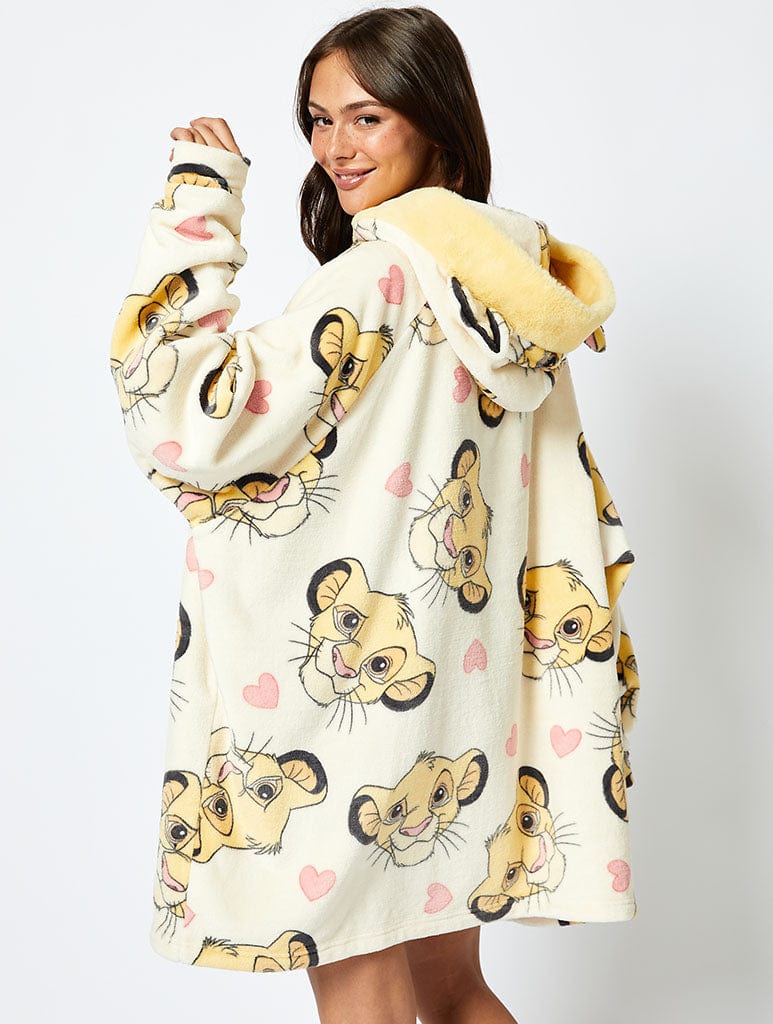 Oversized Hoodie Lion King Oodie Disney Simba Blanket Hoodie In