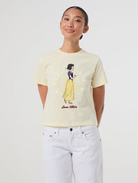 Disney Snow White Baby T-Shirt In Butter Yellow Tops & T-Shirts Skinnydip London