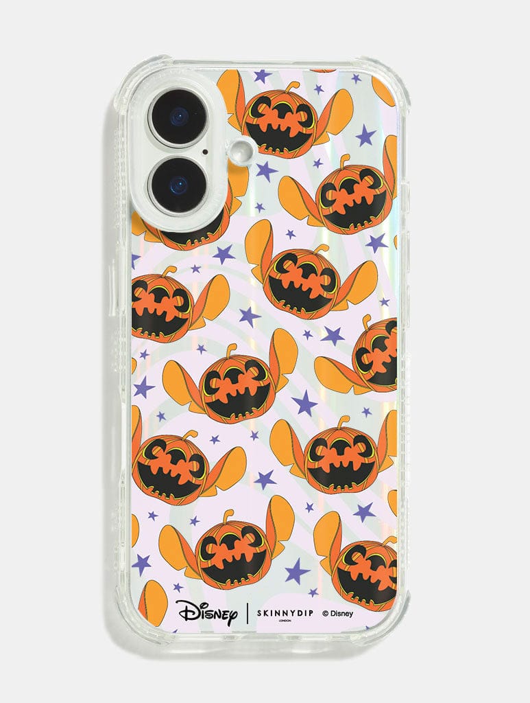 Disney Stitch Pumpkin Shock iPhone Case