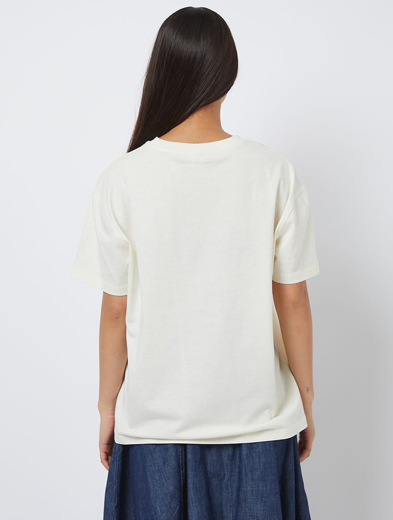 Disney Tangled Floating Lanterns T-Shirt In White Tops & T-Shirts Skinnydip London