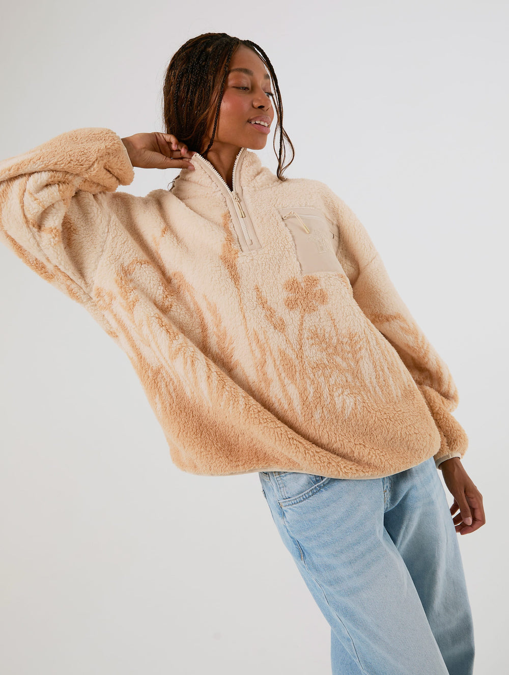 Disney The Fox and The Hound Fleece Jacket Clothing : Jacket : Outerwear Skinnydip London