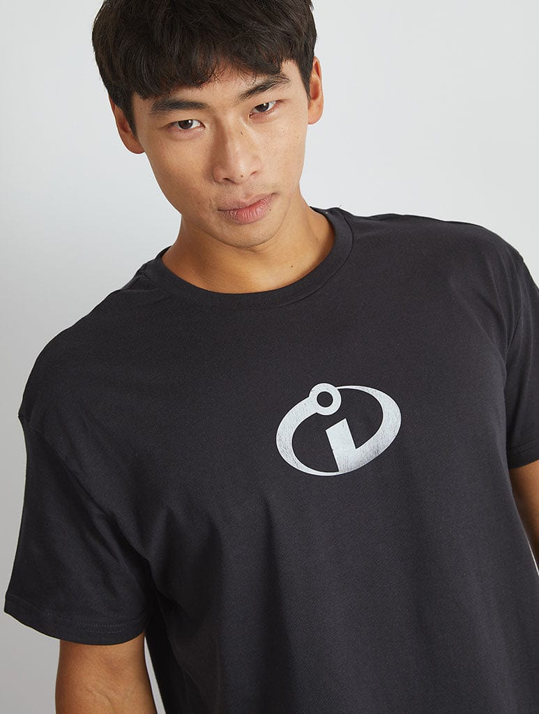 Disney The Incredibles T-Shirt In Black Tops & T-Shirts Skinnydip London