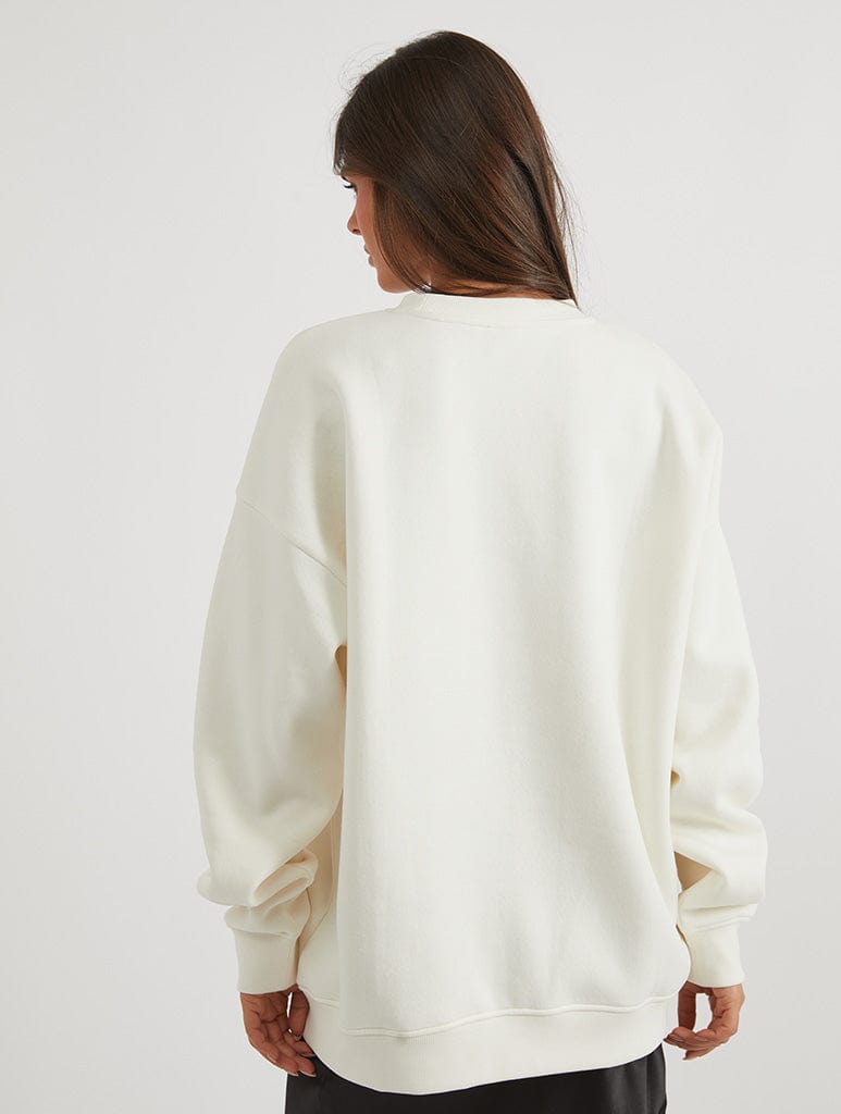 Disney The Muppets Christmas Carol VIntage Character Sweatshirt In White Hoodies & Sweatshirts Skinnydip London