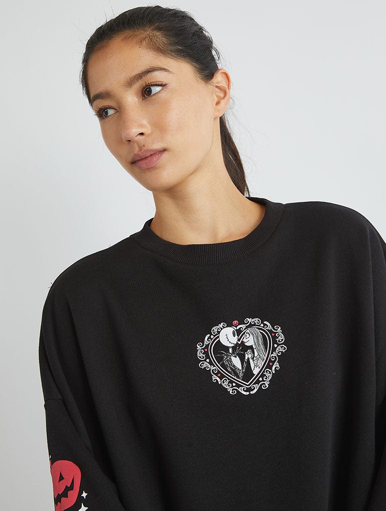 Disney The Nightmare Before Christmas Lovers Sweatshirt Hoodies & Sweatshirts Skinnydip London