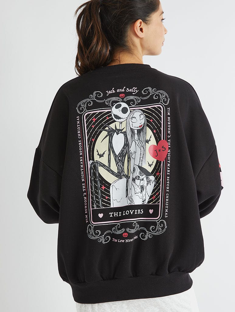 Disney The Nightmare Before Christmas Lovers Sweatshirt Hoodies & Sweatshirts Skinnydip London