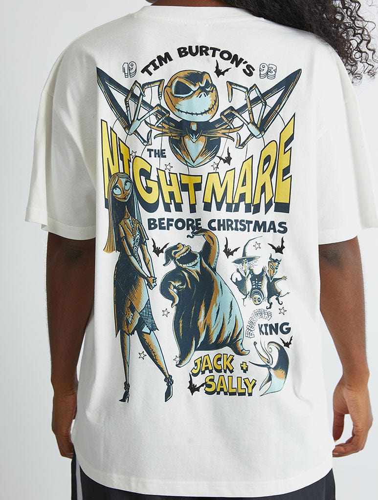 Disney The Nightmare Before Christmas Poster T-Shirt Tops & T-Shirts Skinnydip London
