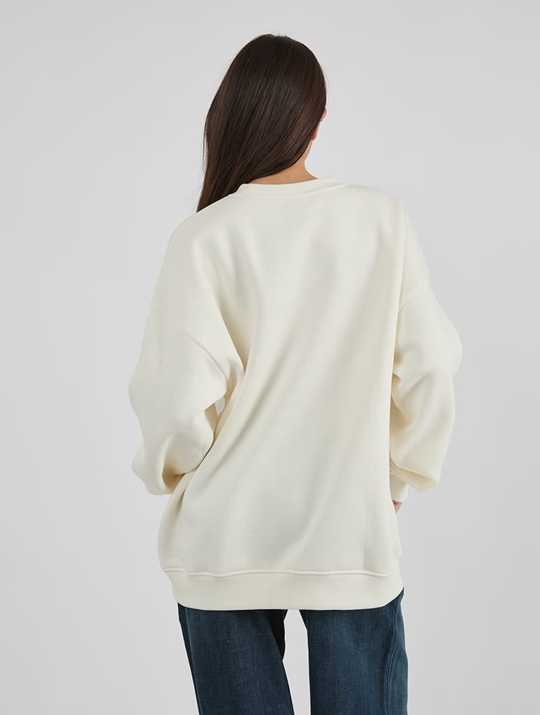 Disney The Princess Diaries Fat Louie Sweatshirt In White Hoodies & Sweatshirts Skinnydip London