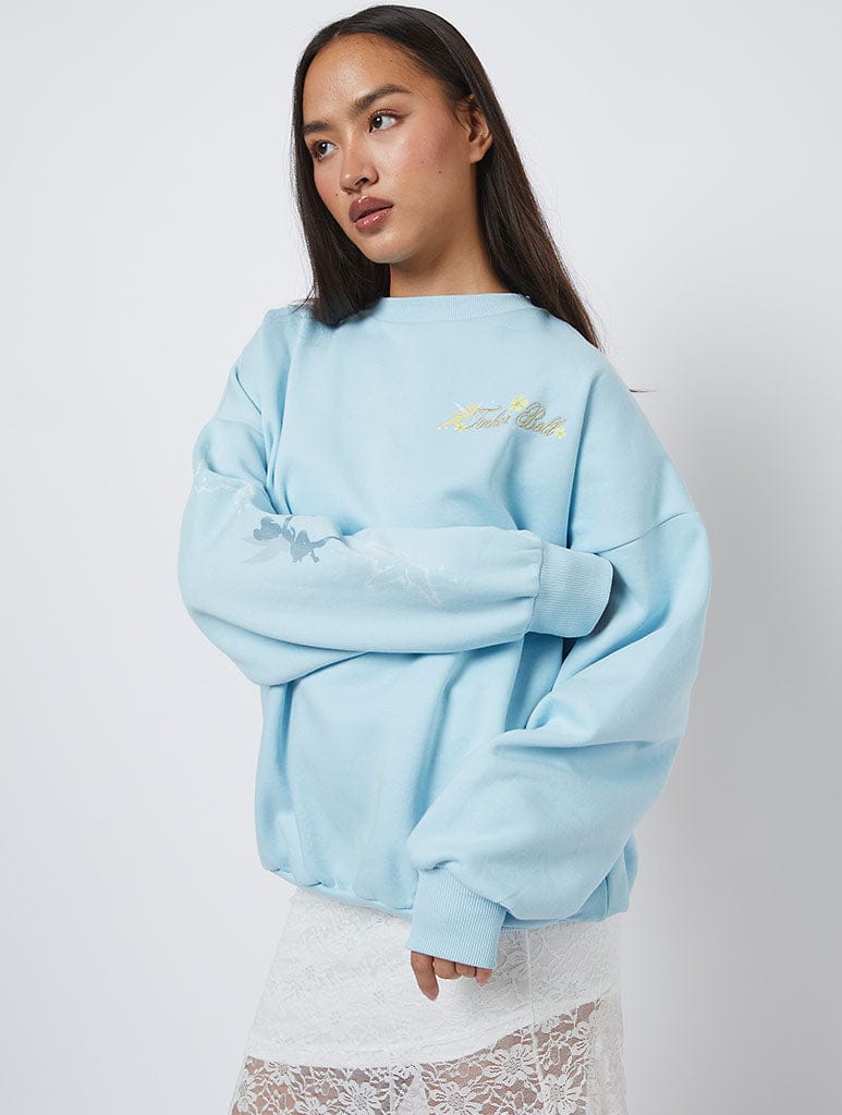 Disney Tinkerbell Poster Sweatshirt Hoodies & Sweatshirts Skinnydip London