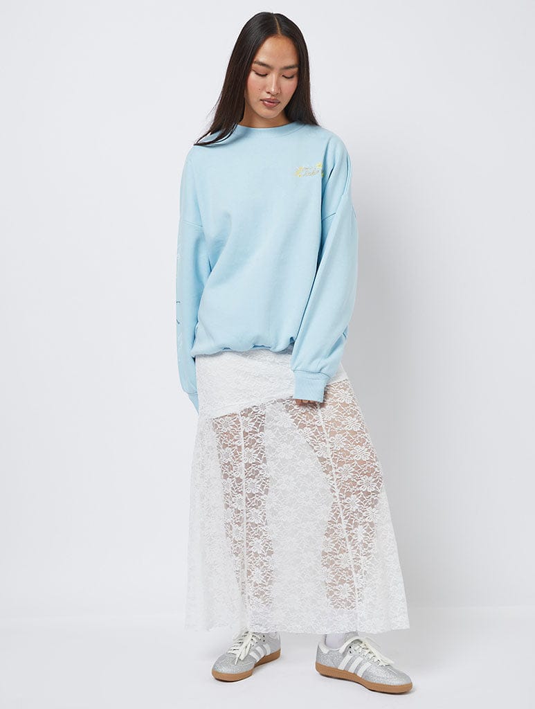 Disney Tinkerbell Poster Sweatshirt Hoodies & Sweatshirts Skinnydip London