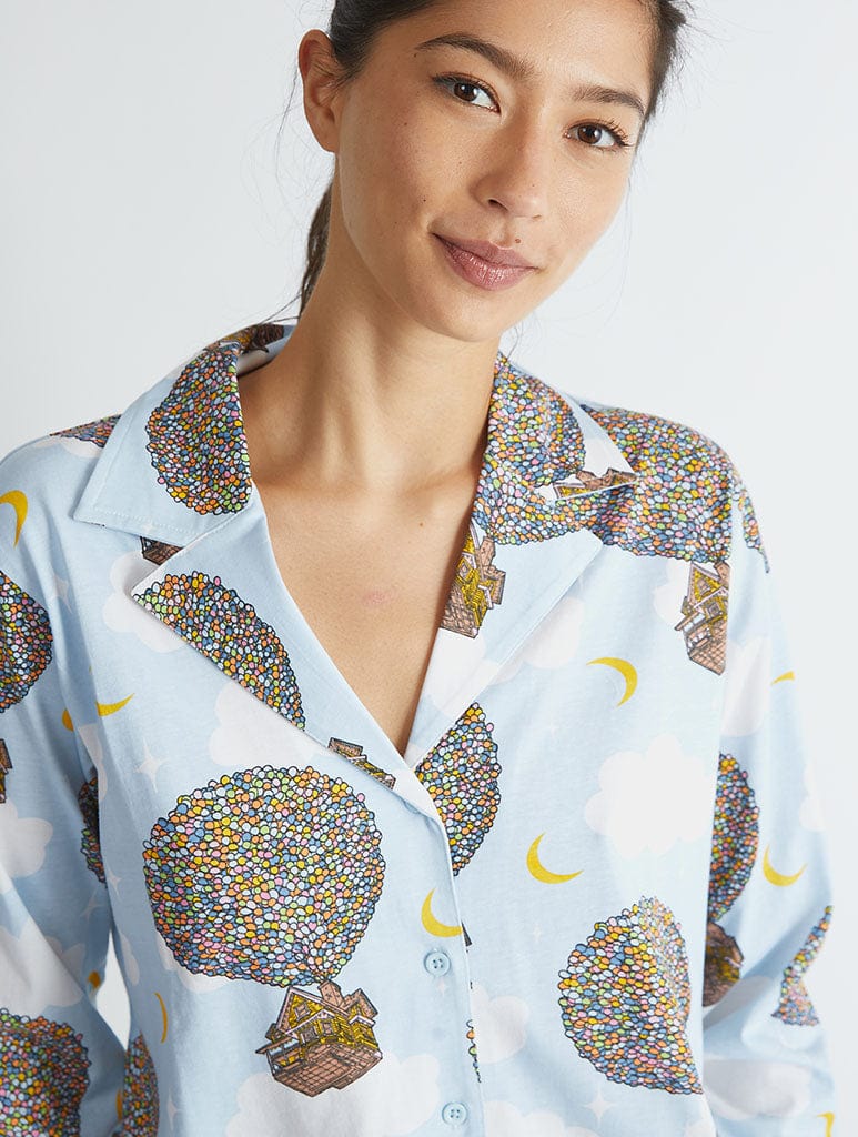 Disney Up! Pyjama Set in Blue Lingerie & Nightwear Skinnydip London