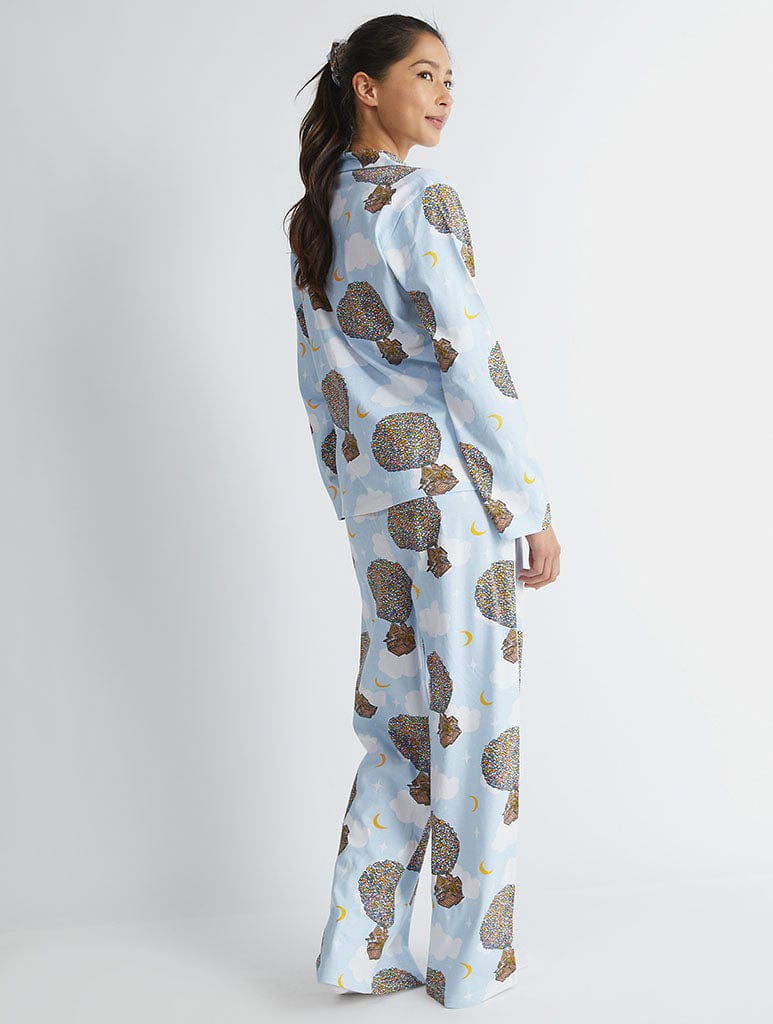 Disney Up! Pyjama Set in Blue Lingerie & Nightwear Skinnydip London