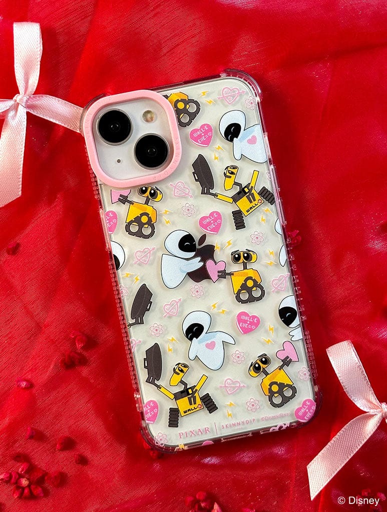 Disney Valentine's Wall-E & Eve Shock iPhone Case Phone Cases Skinnydip London
