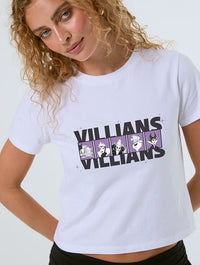 Disney Villains Baby T-Shirt In White Tops & T-Shirts Skinnydip London