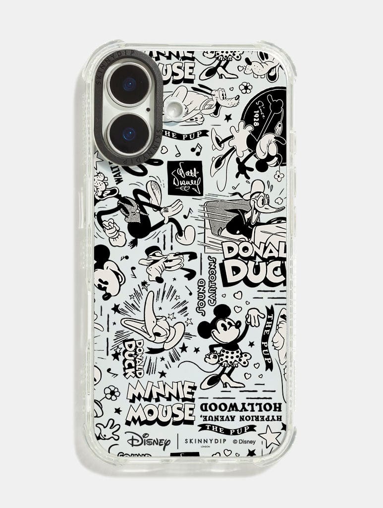 Disney Vintage Comic Shock iPhone Case Phone Cases Skinnydip London