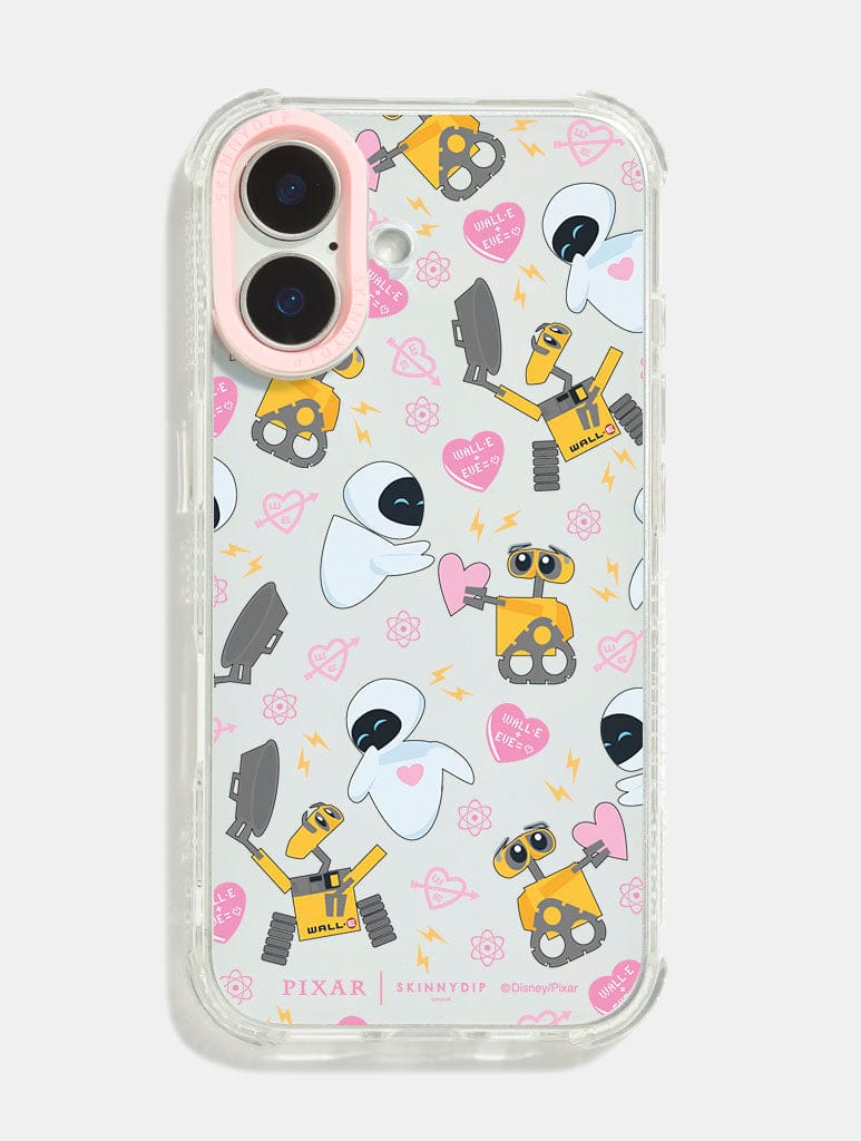 Disney Wall-E & Eve Shock iPhone Case Phone Cases Skinnydip London