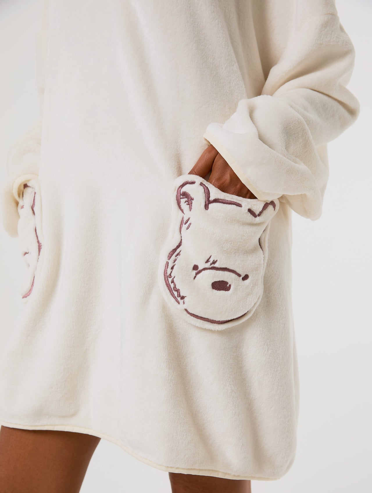 Disney Winnie the Pooh 3D Ears Blanket Hoodie Lingerie & Nightwear Skinnydip London