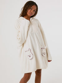 Disney Winnie the Pooh 3D Ears Blanket Hoodie Lingerie & Nightwear Skinnydip London