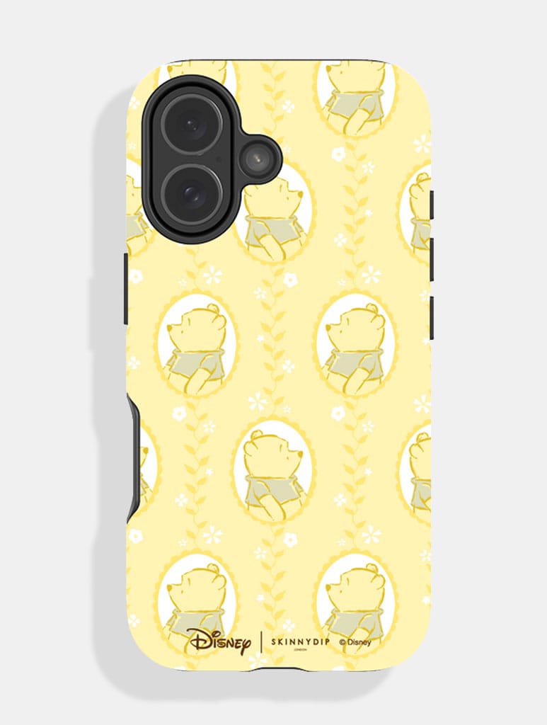 Disney Winnie The Pooh Butter Yellow Frame Pattern Ultra Protective iPhone Case Phone Cases Skinnydip London