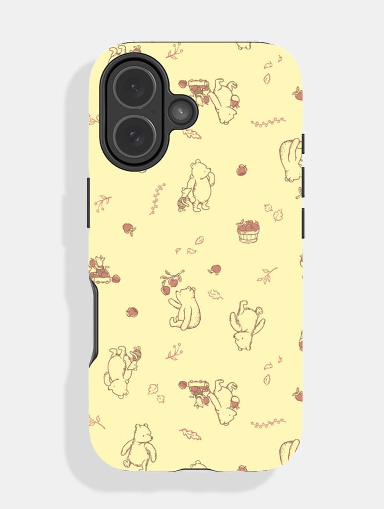 Disney Winnie The Pooh Butter Yellow Repeat Pattern Ultra Protective iPhone Phone Cases Skinnydip London