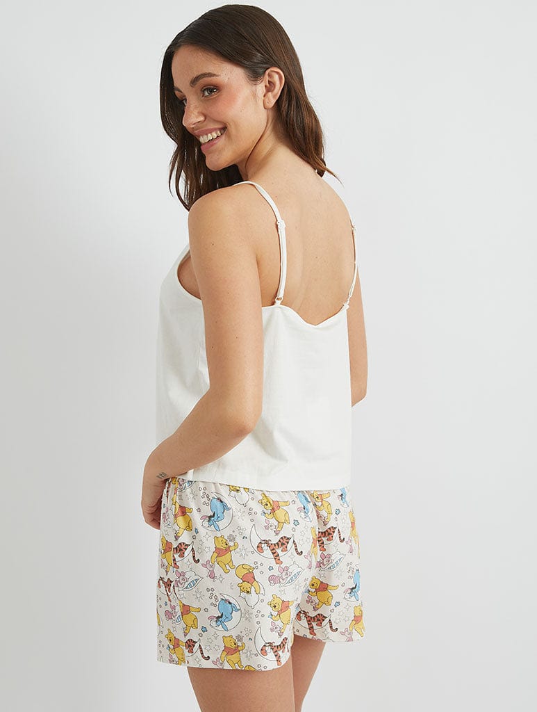 Disney Winnie the Pooh Cami & Short Pyjama Set Lingerie & Nightwear Skinnydip London