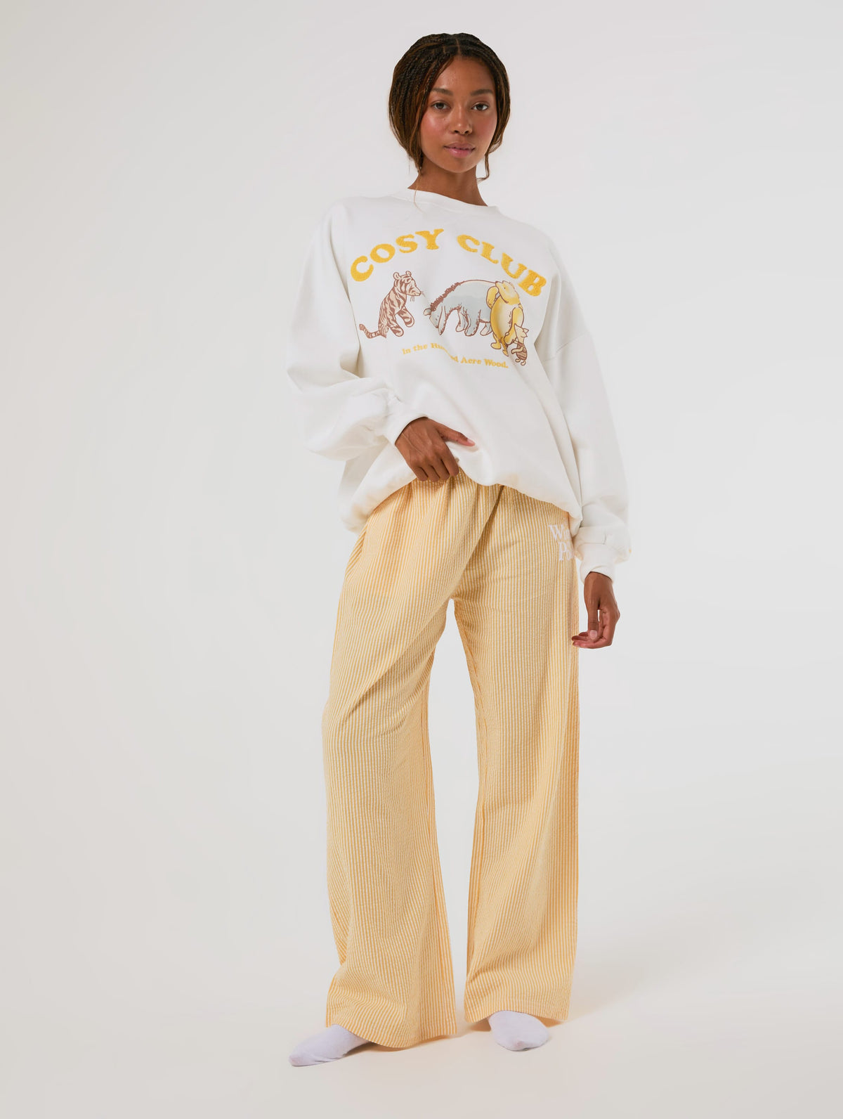 Disney Winnie The Pooh Cosy Sweatshirt and Trouser Set Lingerie & Nightwear Skinnydip London