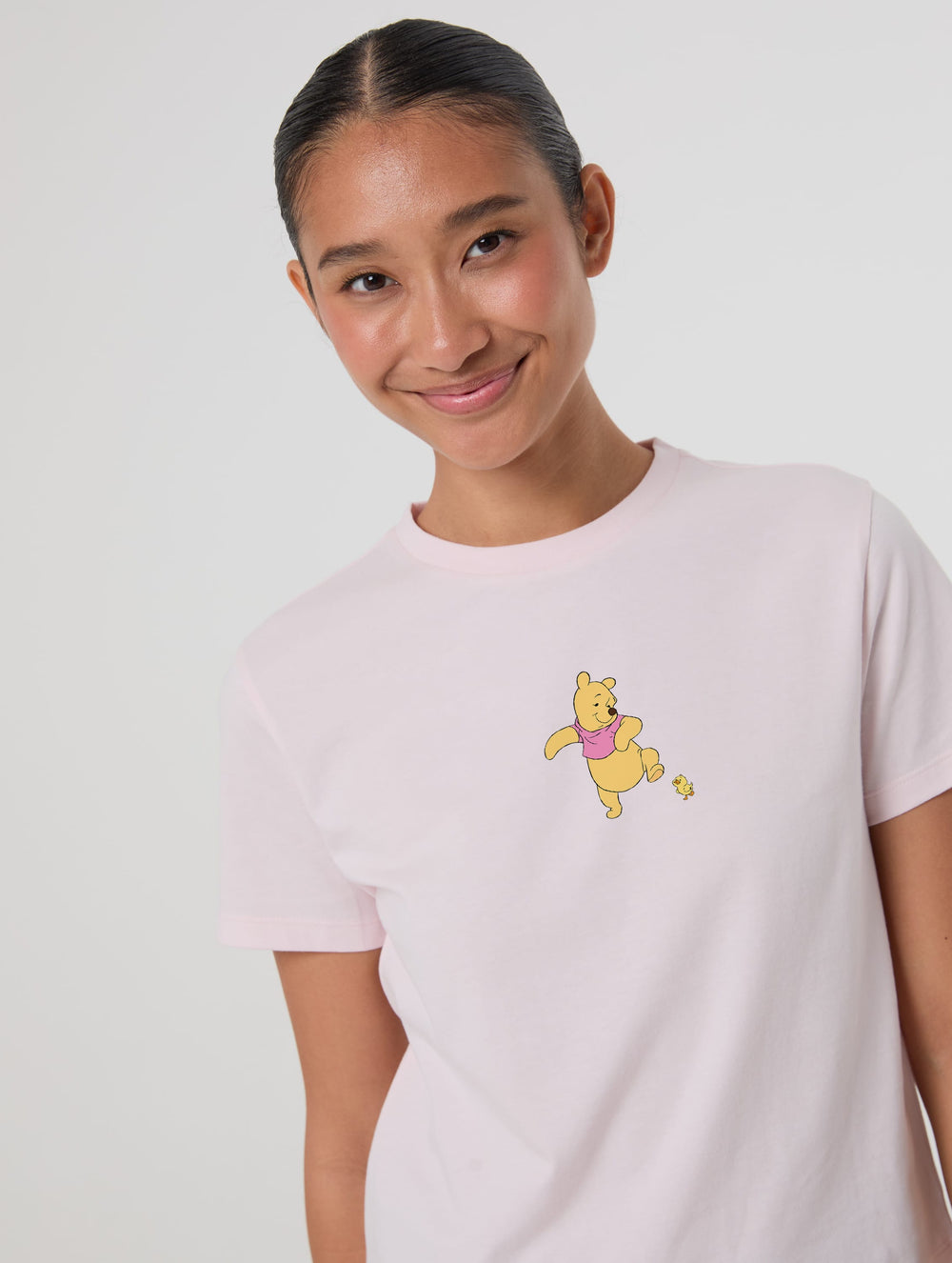 Disney Winnie The Pooh Duckling Baby T-Shirt In Pink Tops & T-Shirts Skinnydip London