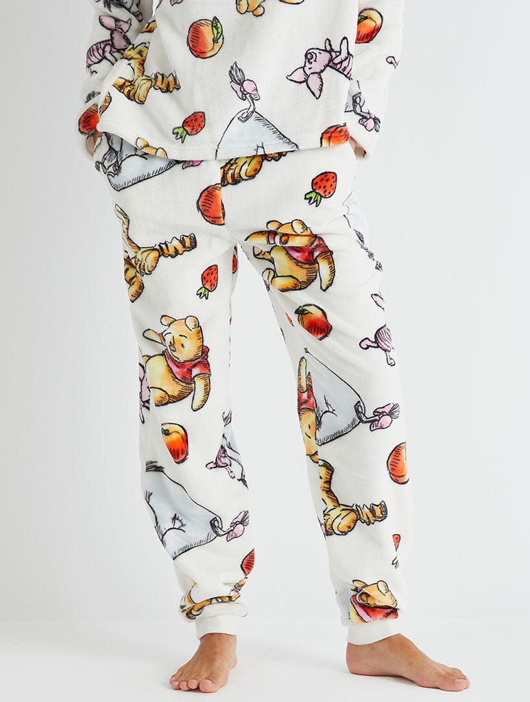Disney Winnie The Pooh Fleece Pyjama Set Lingerie & Nightwear Skinnydip London