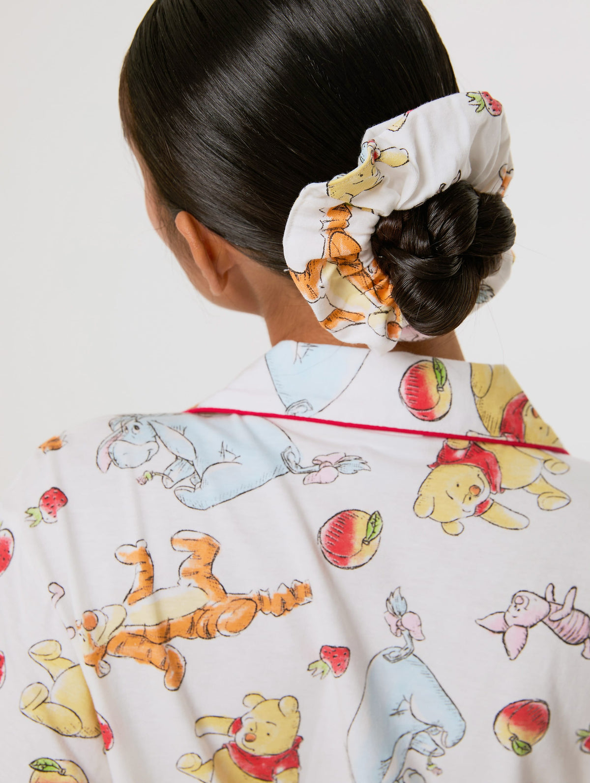 Disney Winnie The Pooh Fruit Pyjama Set with Scrunchie Lingerie & Nightwear Skinnydip London